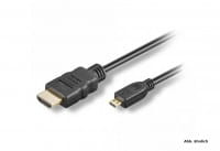 Sommer Cable HDMI male<>HDMI micro male, 2,0m(HDMM-0200)