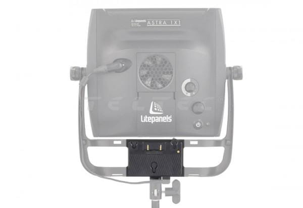 Litepanels Astra 1x1 Gold mount Battery plate w/ca