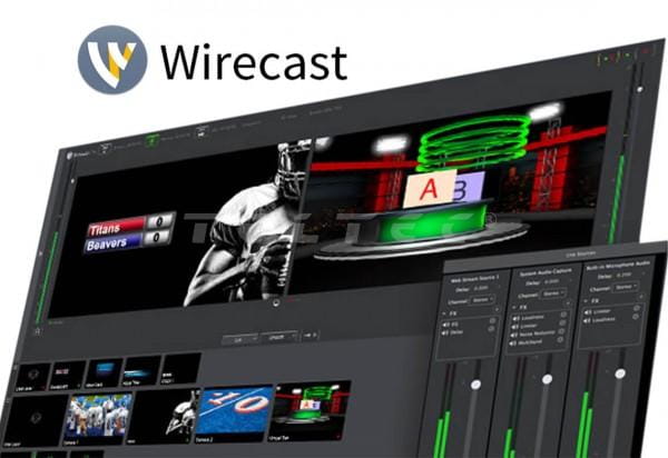 does wirecast studio have audio