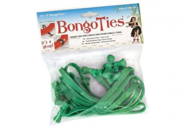 Bongo Ties im 10er Pack, Grün