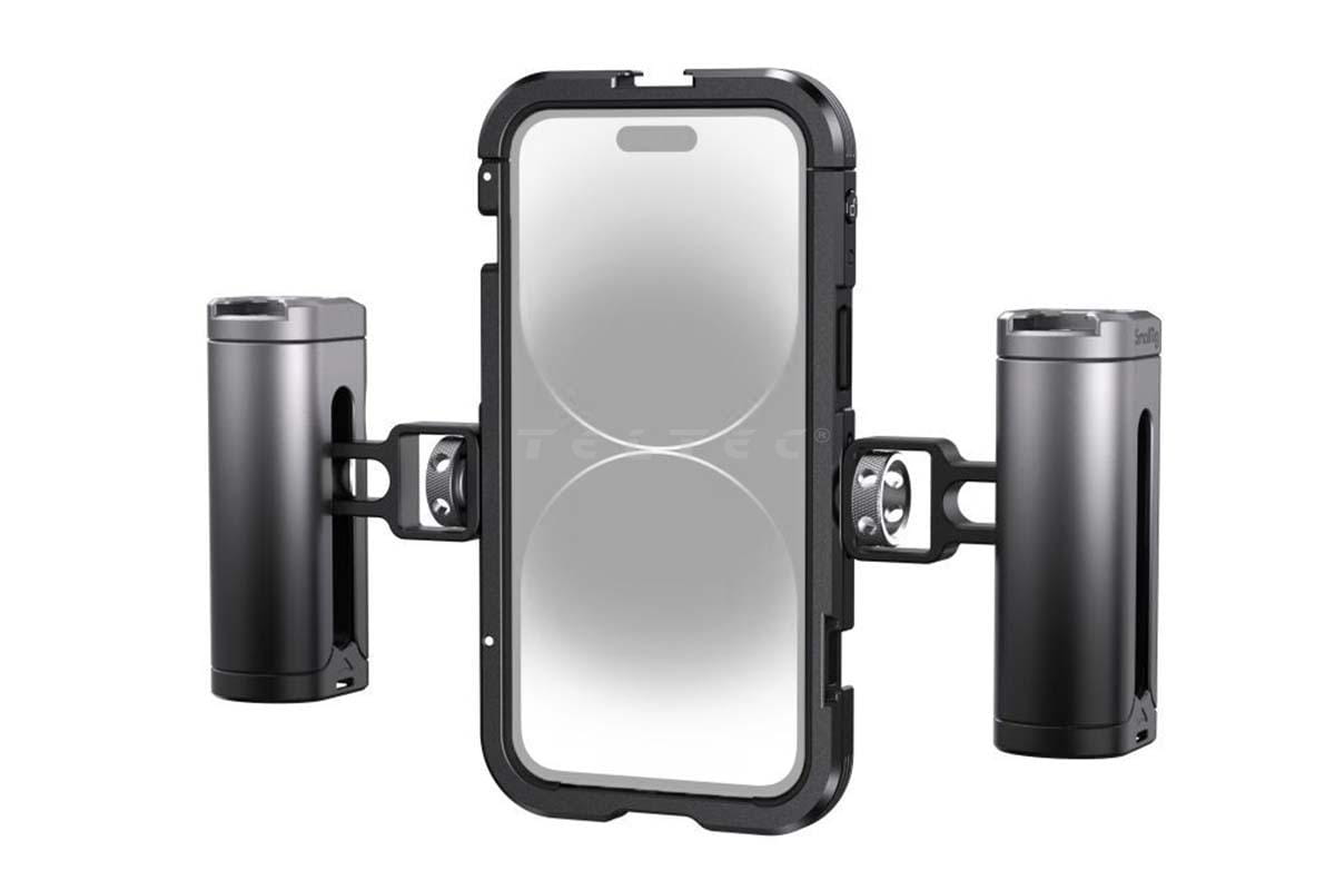 SmallRig Pro Handy Käfig für iPhone 11 Pro Mit zwei kalten schuh  halterungen mehrere 1/4