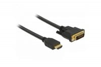 Delock HDMI zu DVI 24+1 Kabel bidirektional 2 m