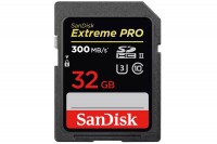 SanDisk Extreme Pro SDHC 32GB V90 Speicherkarte, 300MB/s