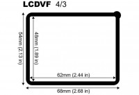 Kinotehnik LCDVFSF43 Mounting-Rahmen