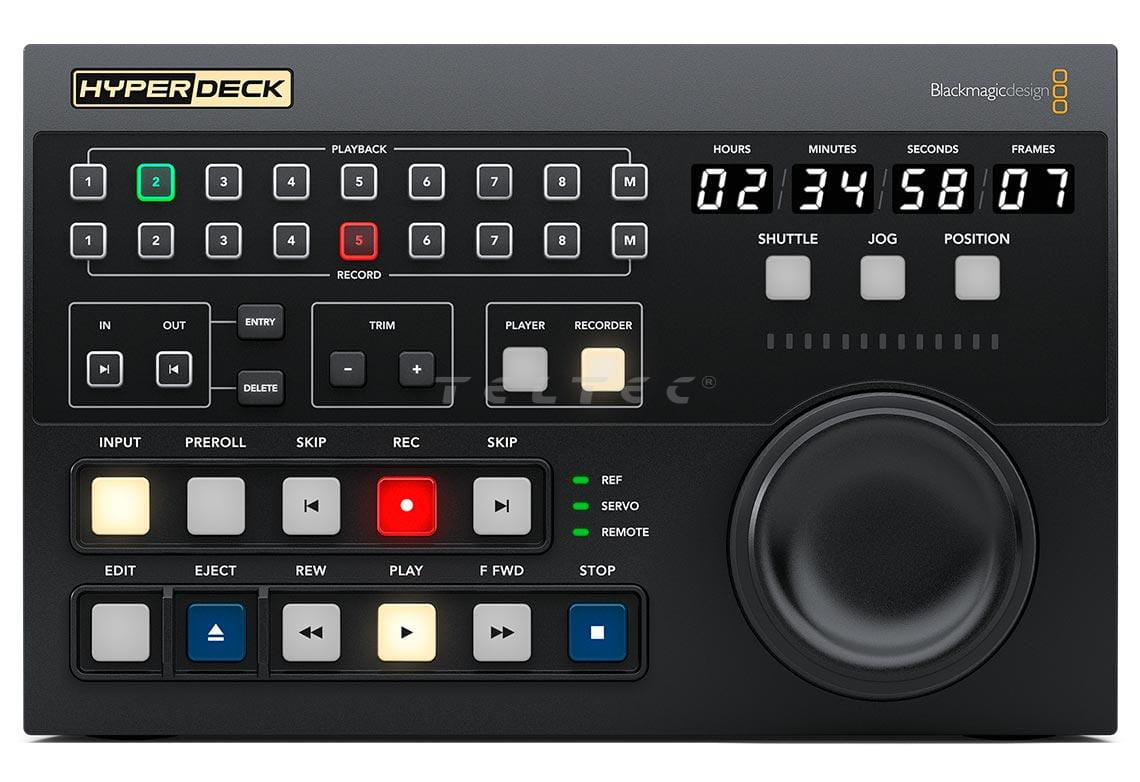 Blackmagic HyperDeck Extreme Control - Teltec | Video-, Audio- & Studio ...