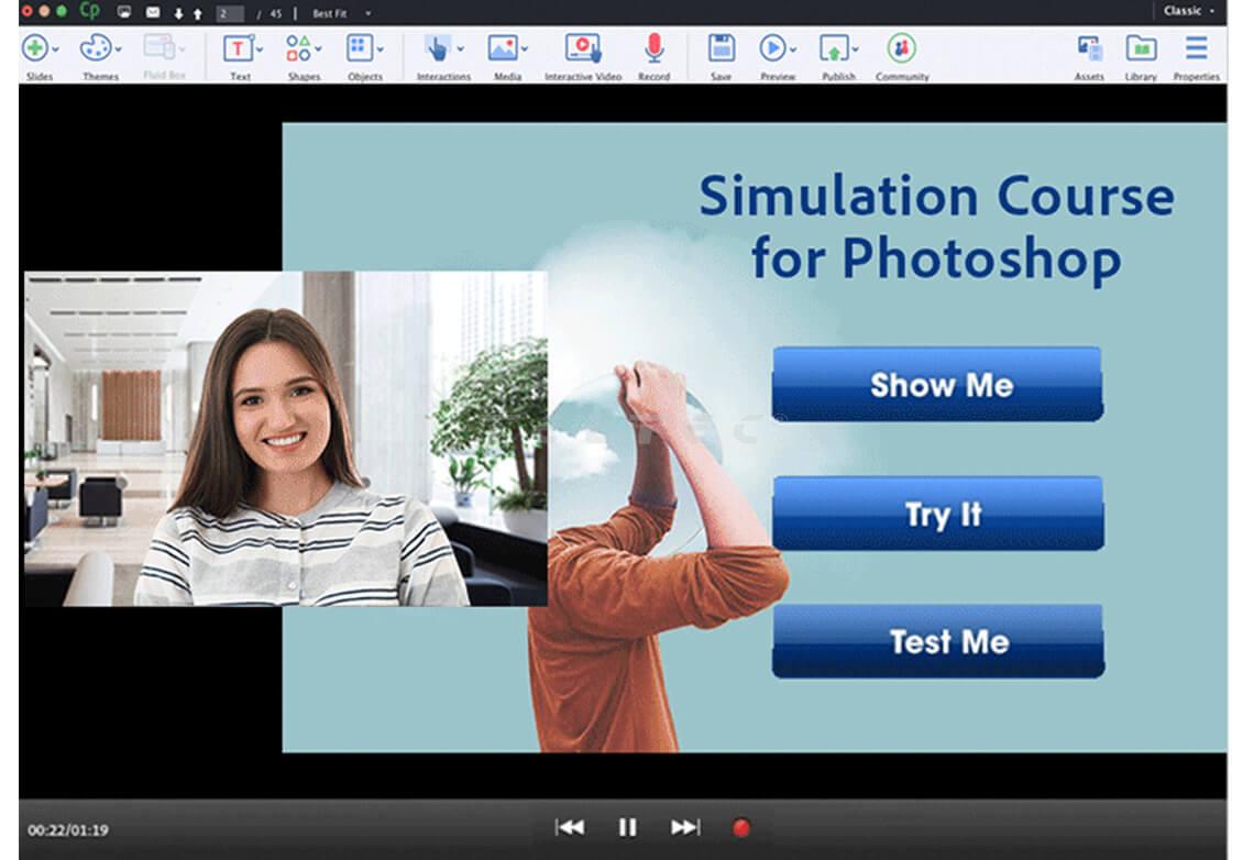 adobe captivate video