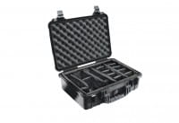 Pelicase 1500 schwarz mit Trennwandsystem Pelicase 1500 schwarz mit Trennwandsystem